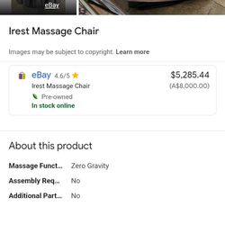 I Rest Message Chair