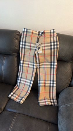 Burberry Nova Check Trousers with Tags