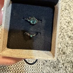 Silver 925 Ring Set Size 5.5