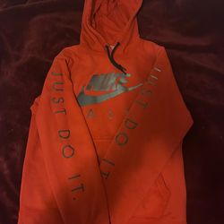 Red Nike Hoodie Size Small