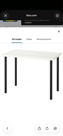 IKEA LINNMON tabletop