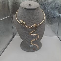 Snake Choker Necklace Set 