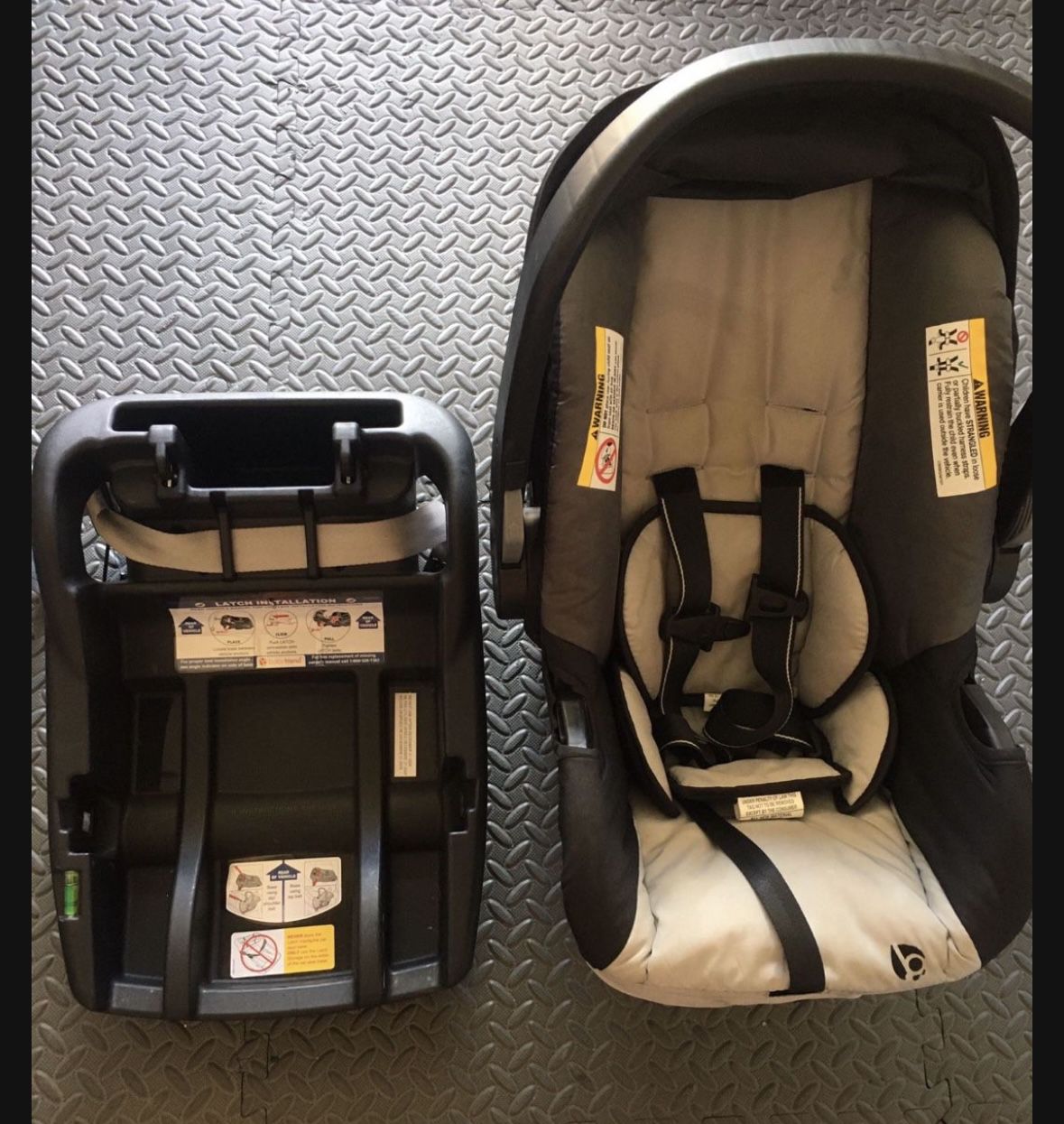 Baby Trend Lightweight E2 Loft 35 Plus Infant Car Seat-fieldstone Gray 