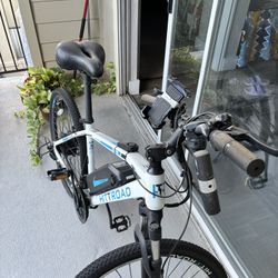  Discontinued HITTROAD 350W Electric Mountain Bike - Epic 46-Mile Range, Shimano Gears, Like-New Ride! Only $350! 🏔️⚡