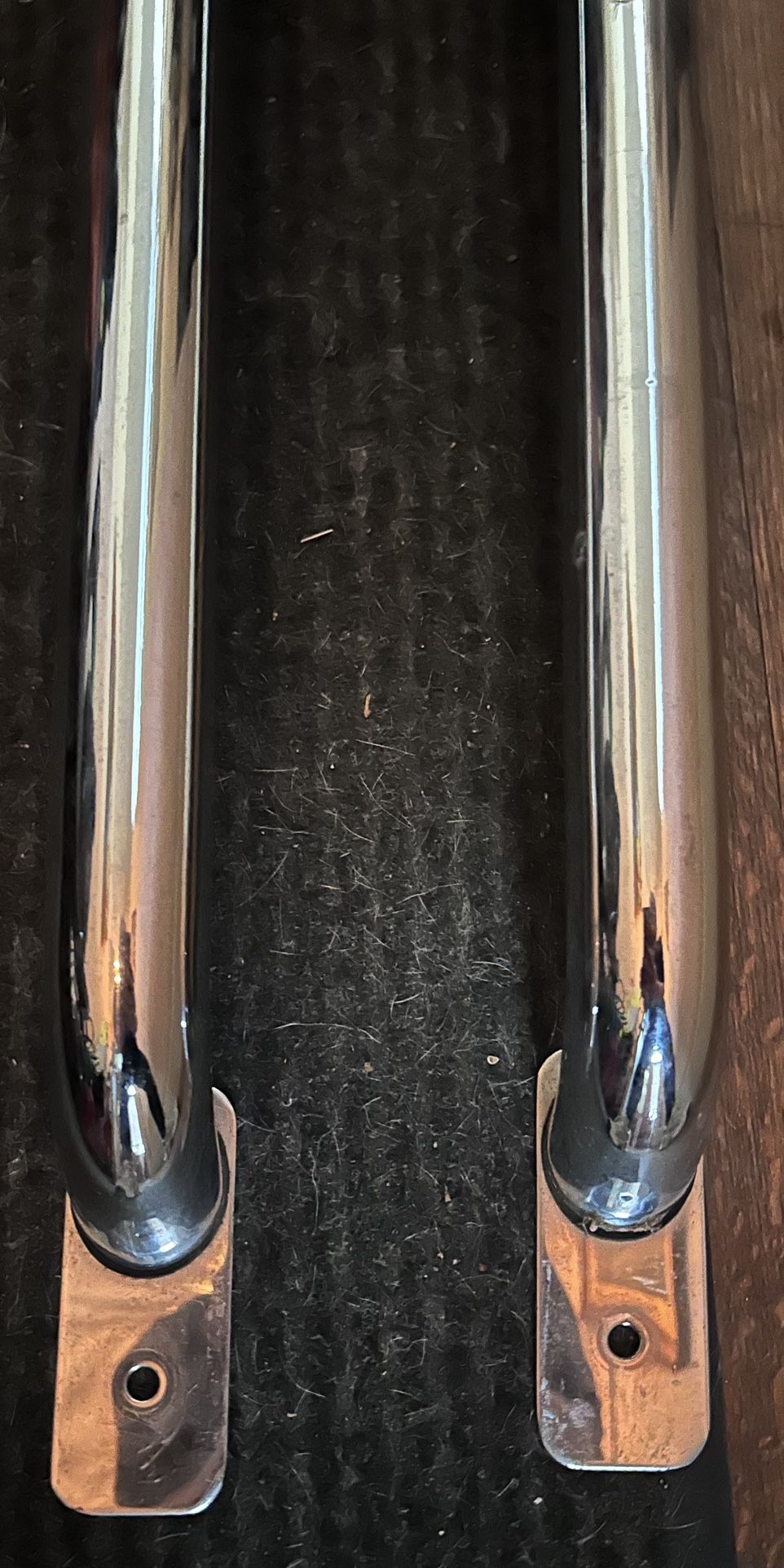 Set Of Stainless Steel Tubular Bed Rails 6.5ft