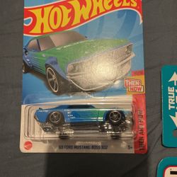 Hot Wheels 1969 Ford Mustang Boss 302 Then Now New