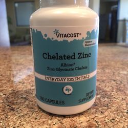 Brand New vitacost chelated zinc