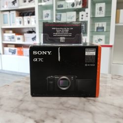 Sony A7C Mirrorless Camera (Body Only) 