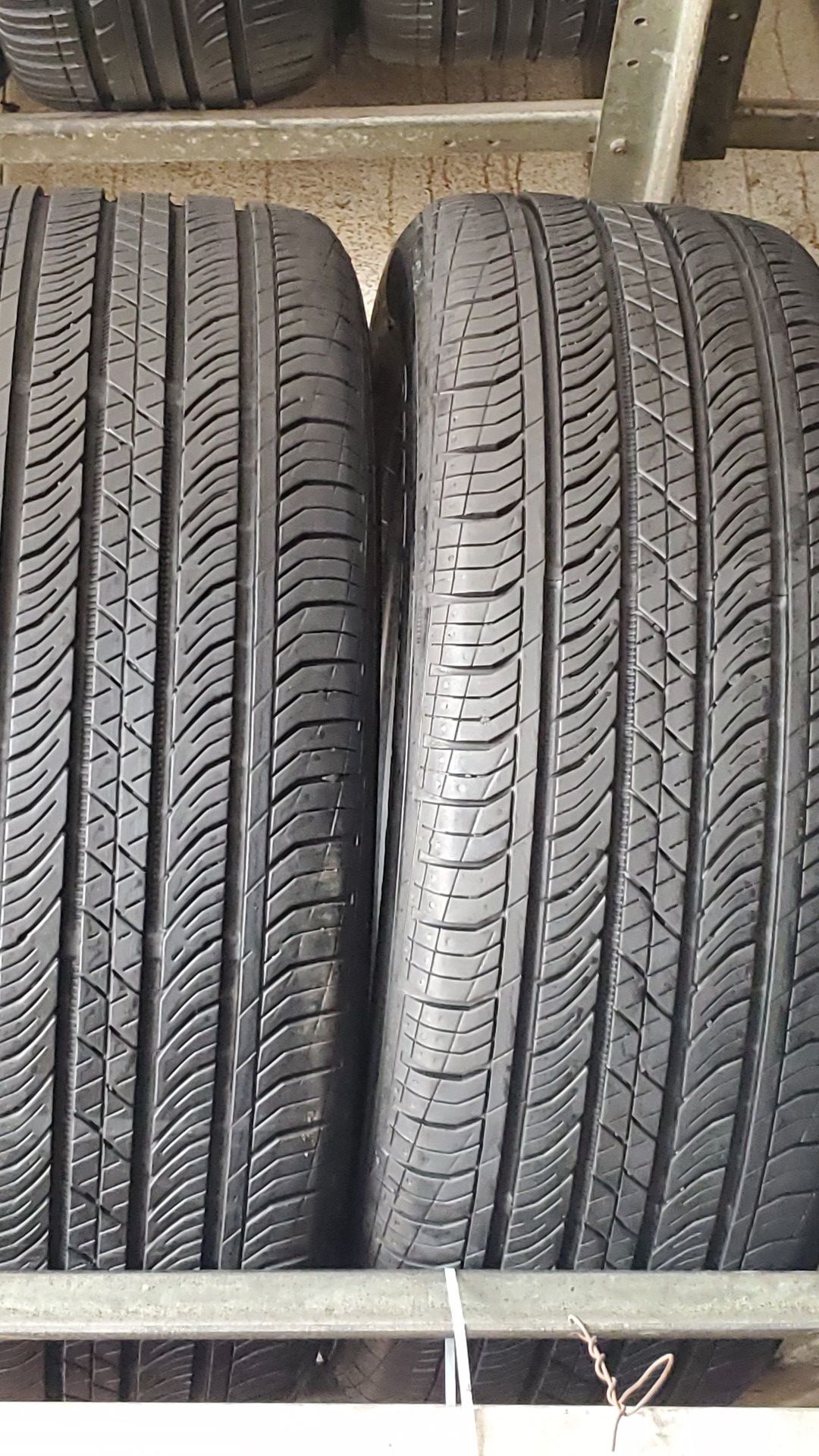 Two very strong CONTINENTAL tires for sale. 205/55/16
