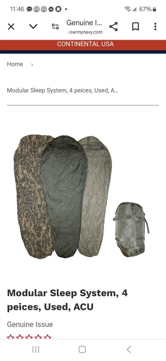 Modular Sleeping Bag