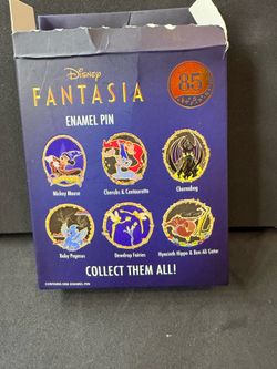 Disney Fantasia 85th Anniversary Character Blind Box Enamel Pin – New