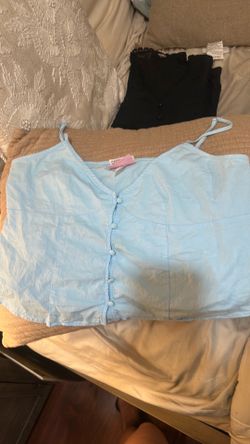 Blue tank top
