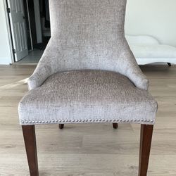Beige Accent Chair