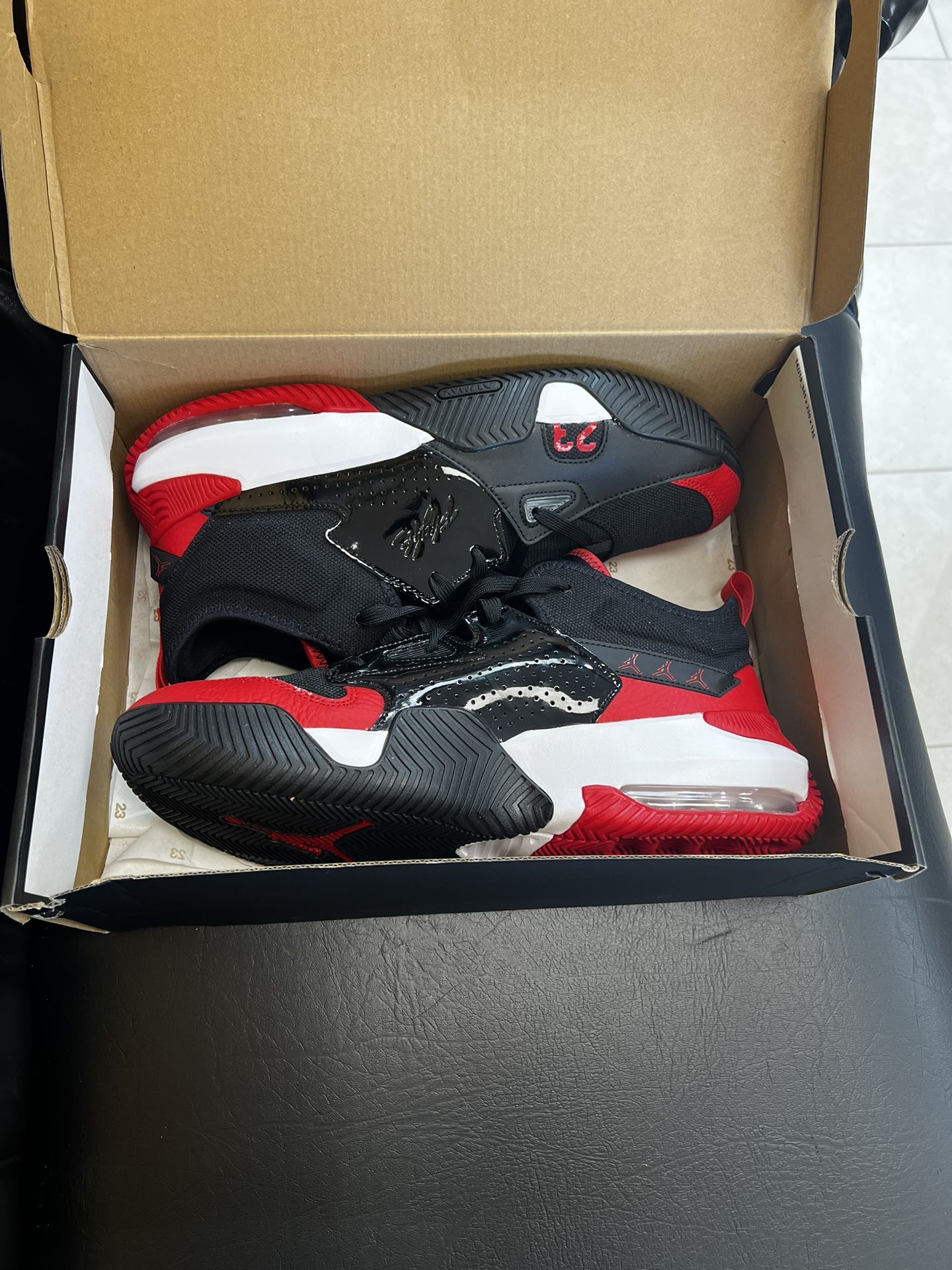 Mens Size 12 Nike Air Jordan Stay Loyal 2 "BRED" Basketball Sneakers DQ8401-016