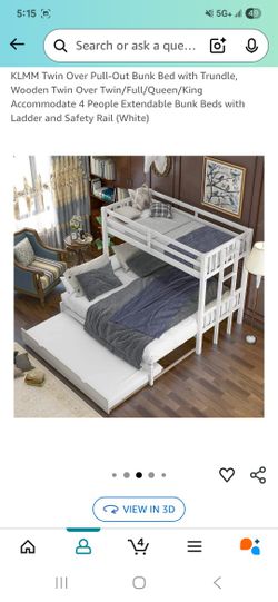 Bunk Beds (Sleeps 4) -Complete with 3 Mattresses
