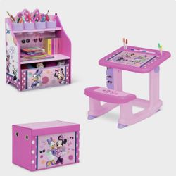 Disney Minnie Mouse Draw And Play Desk