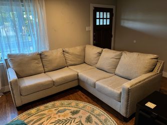 Gray Sectional Sofa (Nebraska Furniture)
