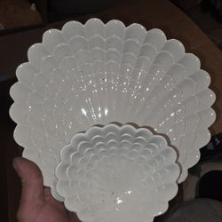 Ceramic Scallops Bowl 