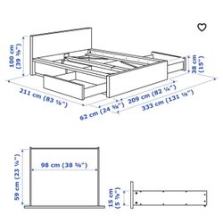 IKEA Malm Queen Bed