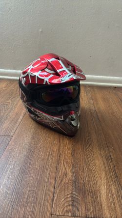 HJC Motocross Helmet with Goggles
