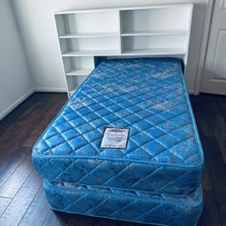 Twin Mattress And Shelf For $50