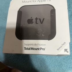 Total Mount Pro Apple TV Mount w/Bonus Remote Holder & Cable Managers Unused