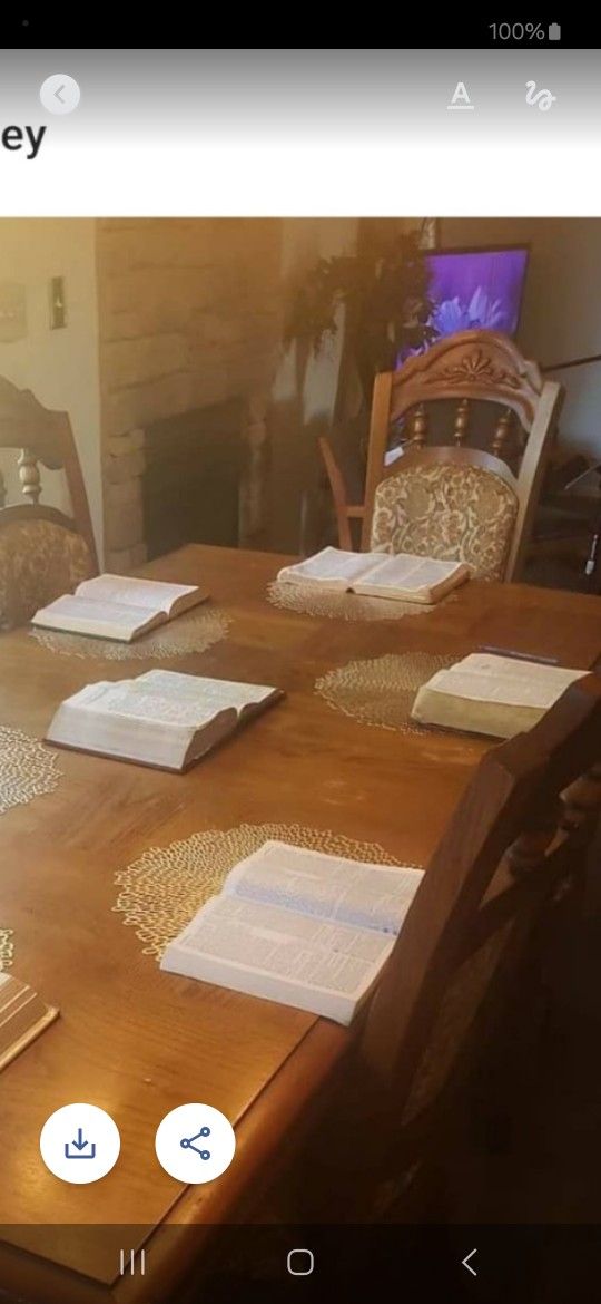 Vintage Antique Dining Table