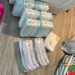 Size 2 Pampers Size 1 Luvs