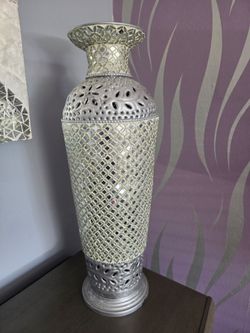 Mosaic Glass Vase 23"