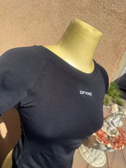 DFYNE Compression Short Sleeve Top – Black – Size M