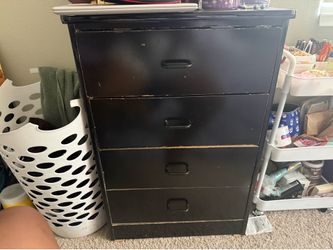 Black dresser