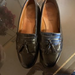 Alan Edmunds men’s black tassel shoes
