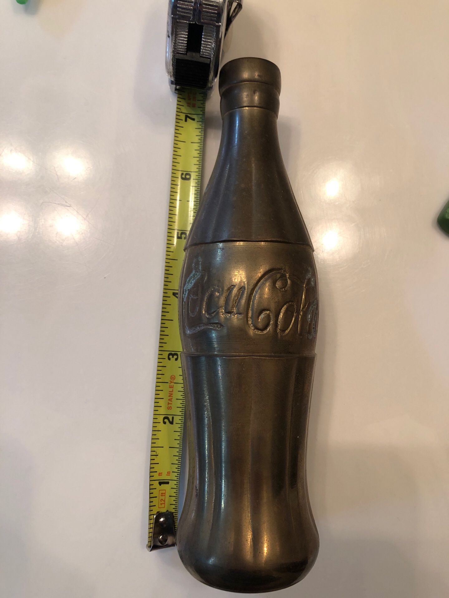 Old brass coke bottle OBO