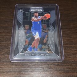 2019 Panini Prizm Draft Picks #64 Zion Williamson Rookie Card