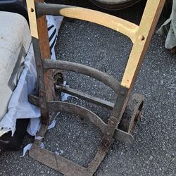 Vintage Hand Truck wood And Steel 