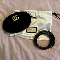 Quilted Velvet Gucci Waist Bag