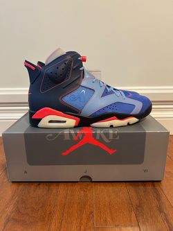 10.5M Air Jordan 6 x Awake NY Blueberry