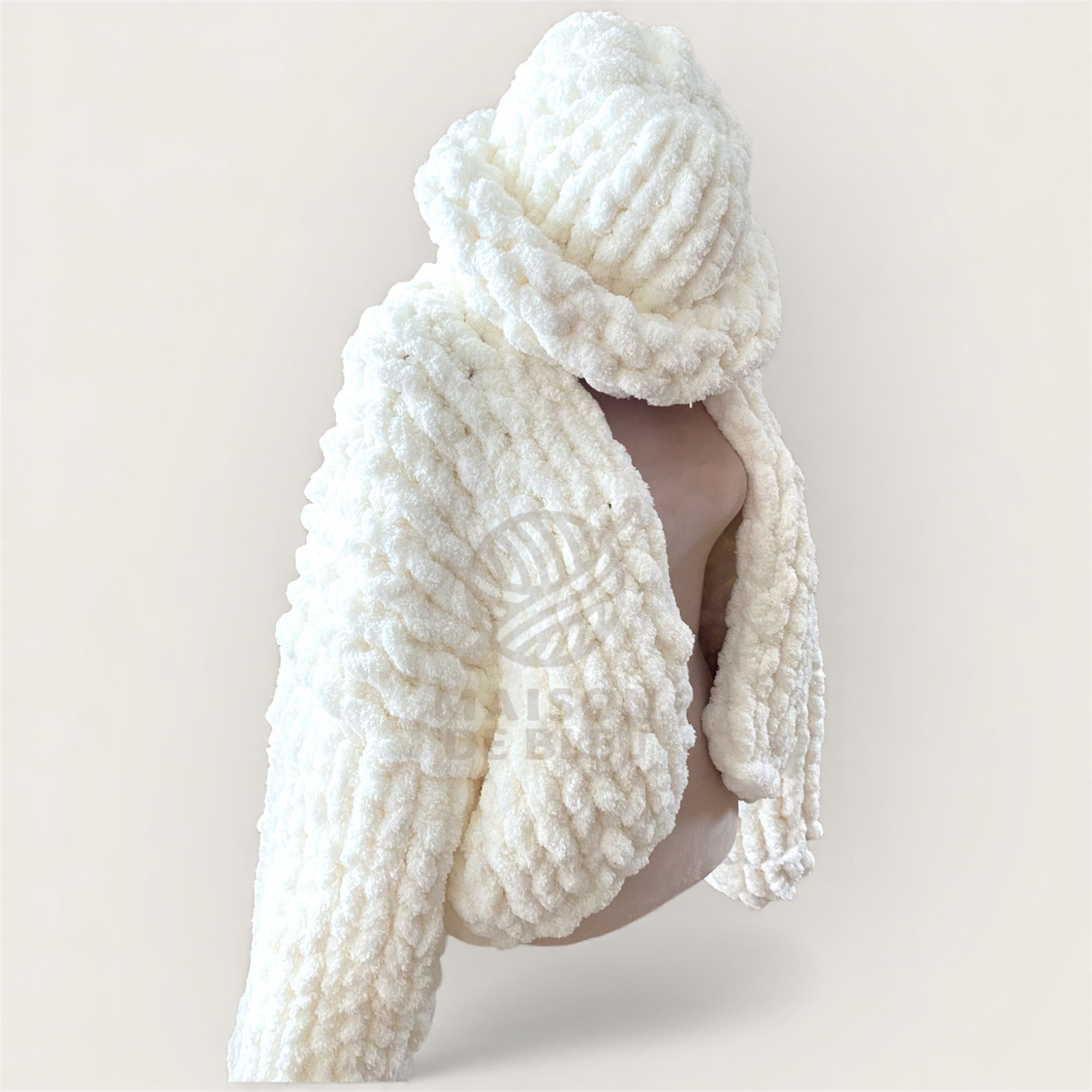 Cream Chunky Cardigan