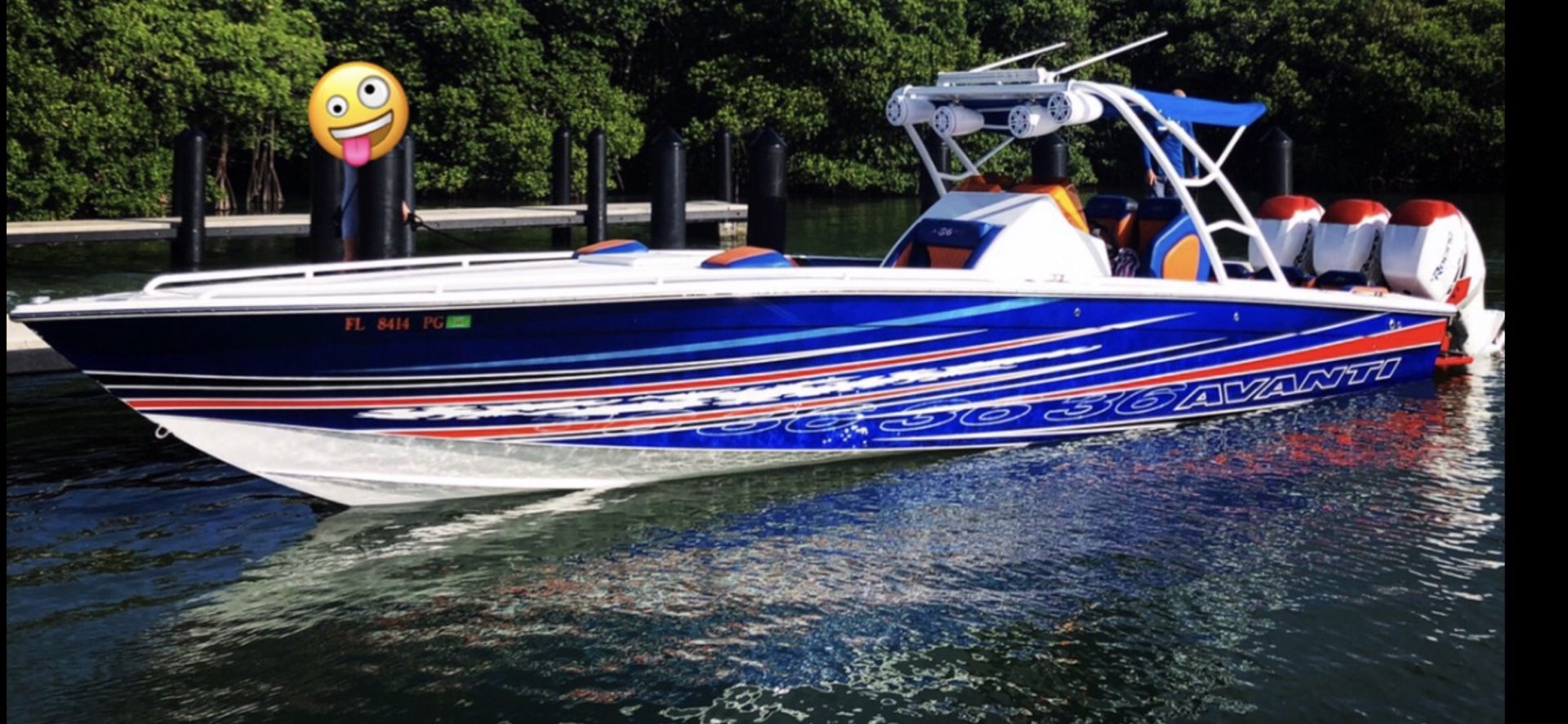 2010 Avanti boat 36