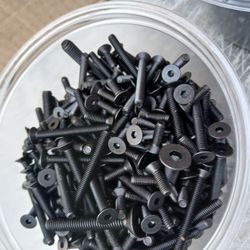 New SOCKET FLAT HEAD CAP SCREW,CLASS 10.9, BLACK, MIX