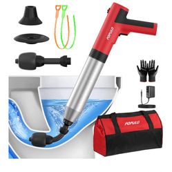 AMPFORCE  cordless toilet plunger new