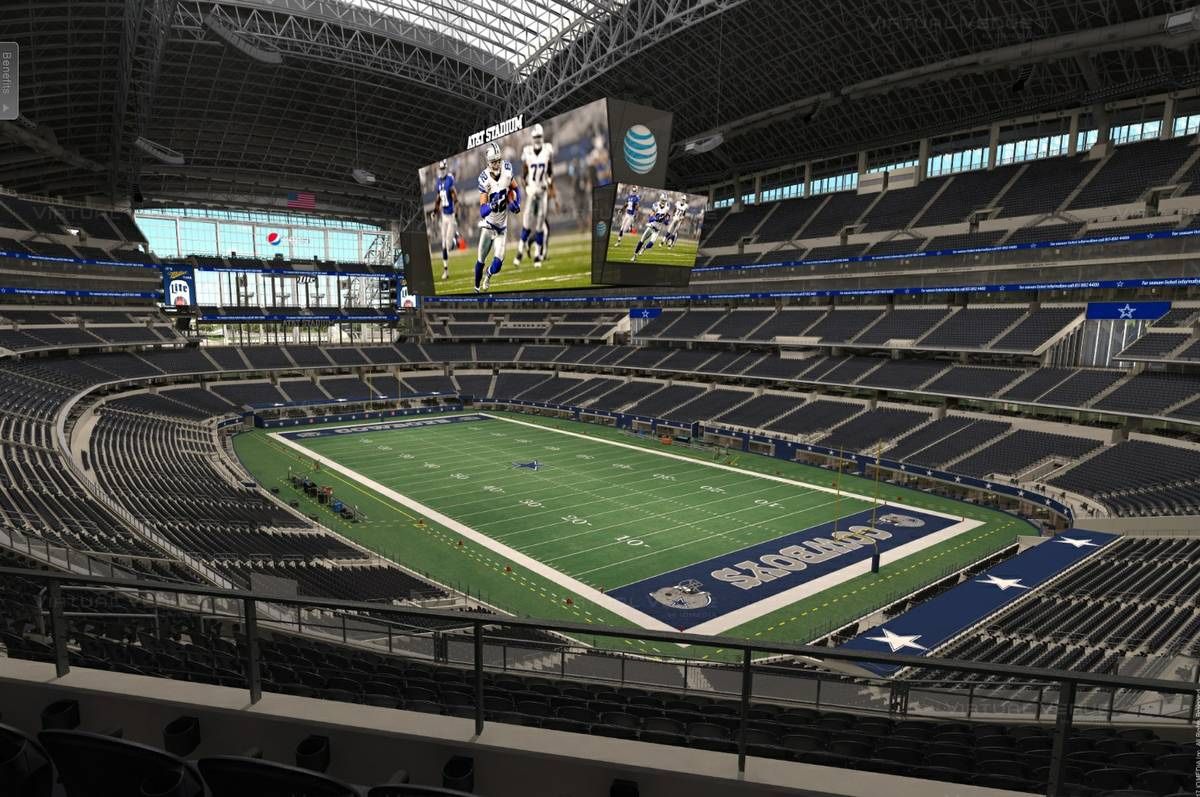 Dallas Cowboys Tickets (FRONT ROW VIEW OF SECTION)