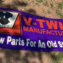 Banner Aprox 69 by 34 inches 