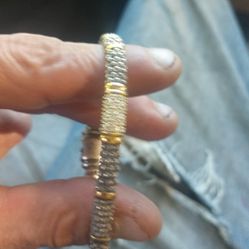 Lagos Cavier Bracelet With Diamonds 