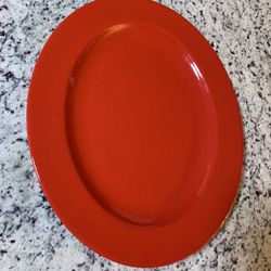 Red Serving Dish