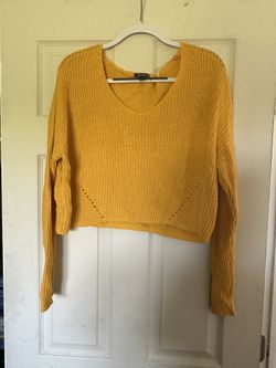 women’s cropped sweater
