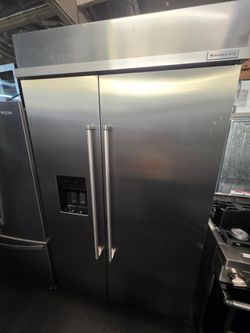 48" KITCHENAID BUILT IN STAINLESS STEEL REFRIGERATOR