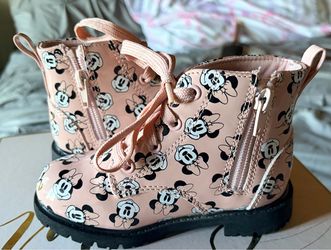 Minnie Mouse Toddler Combat Boots