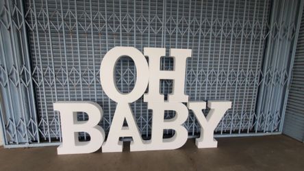 3 Feet High By 5 In Thick Standing Foam Letters
