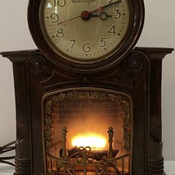 Vintage Master Crafters Fireplace Clock